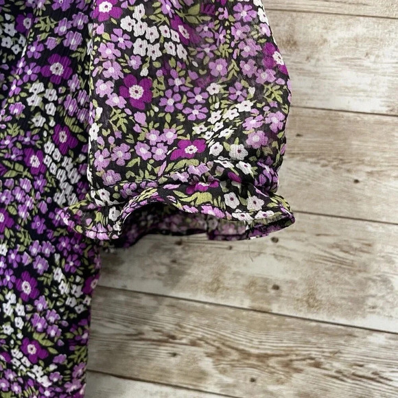 rabbit rabbit‎ rabbit DESIGNS Size 10 DRESS Purple Floral - Picture 3 of 9